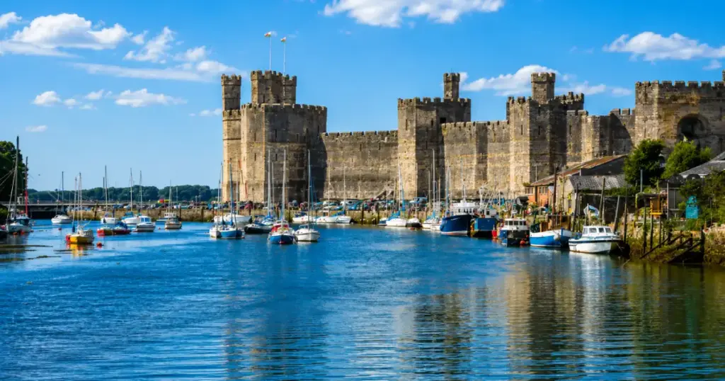 Caernarfon Castle and Liverpool