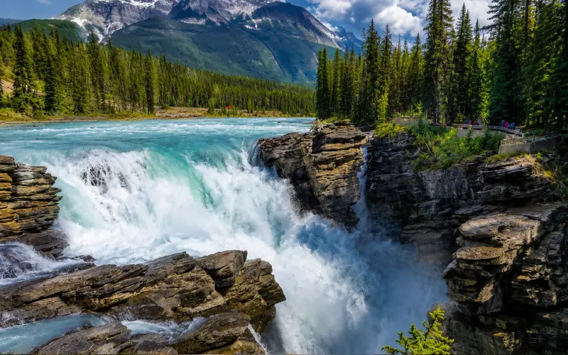 Jasper: Athabasca Falls, Maligne Canyon and Pyramid Lake