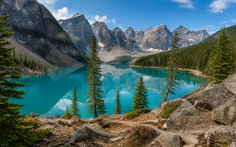 Lake Louise and Moraine Lake