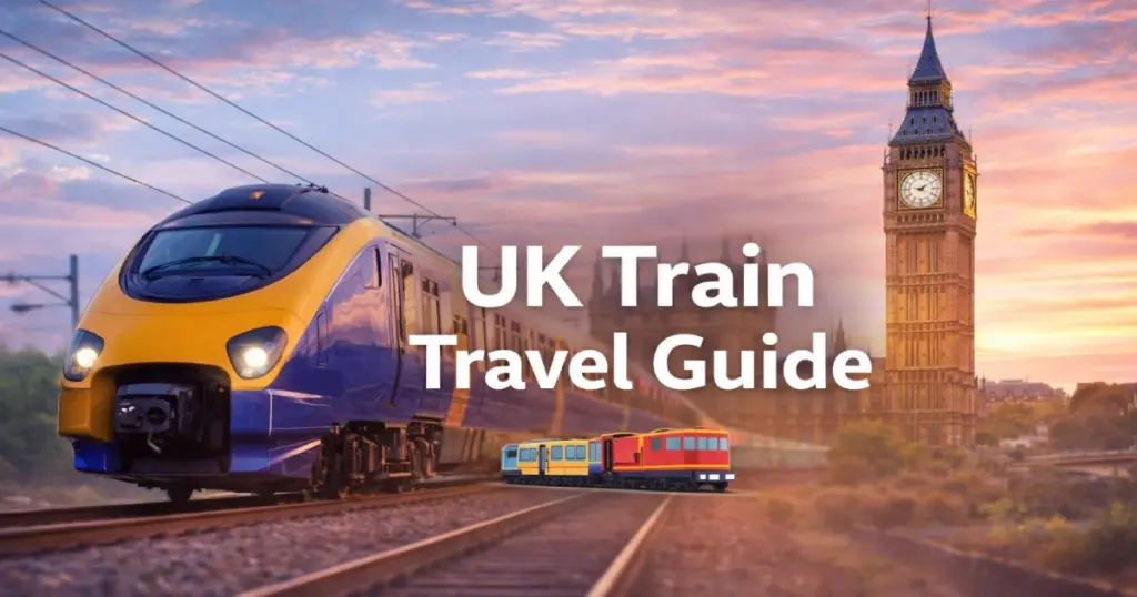 UK train at London station how to book cheap rail tickets Britain