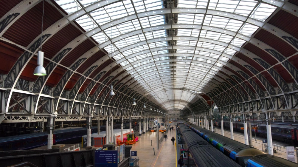 St Pancras International London Victorian Gothic station Eurostar terminal
