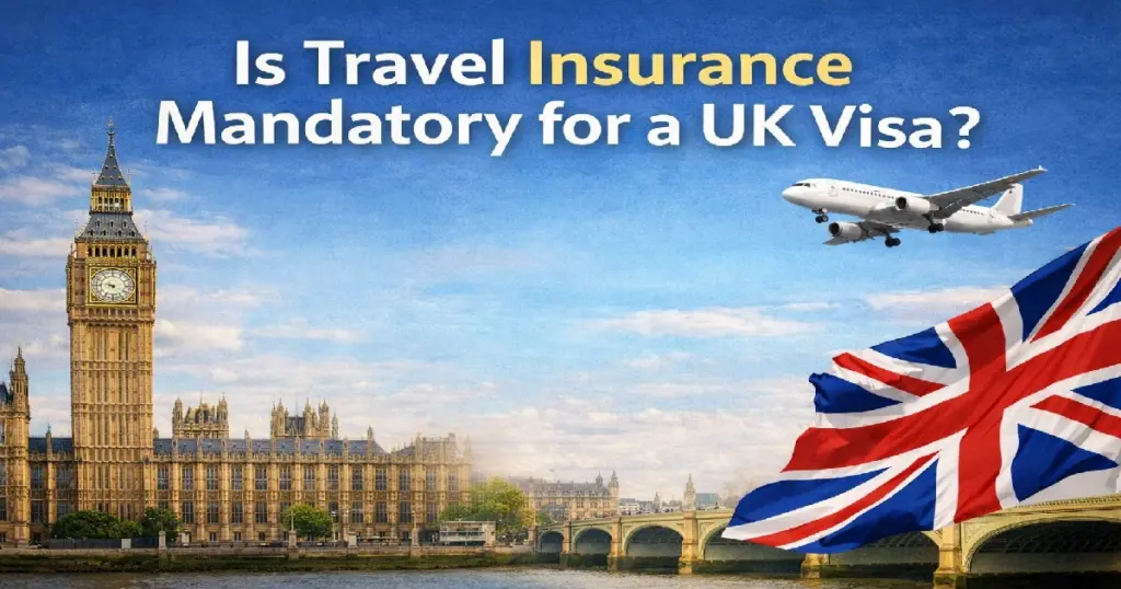 Is travel insurance mandatory for UK visa - visitor visa document insurance shield GHIC card Big Ben London
