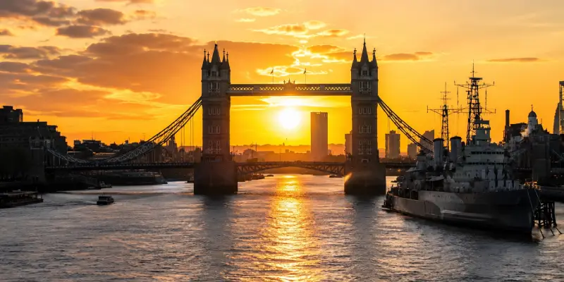Thames River Cruise at Sunset