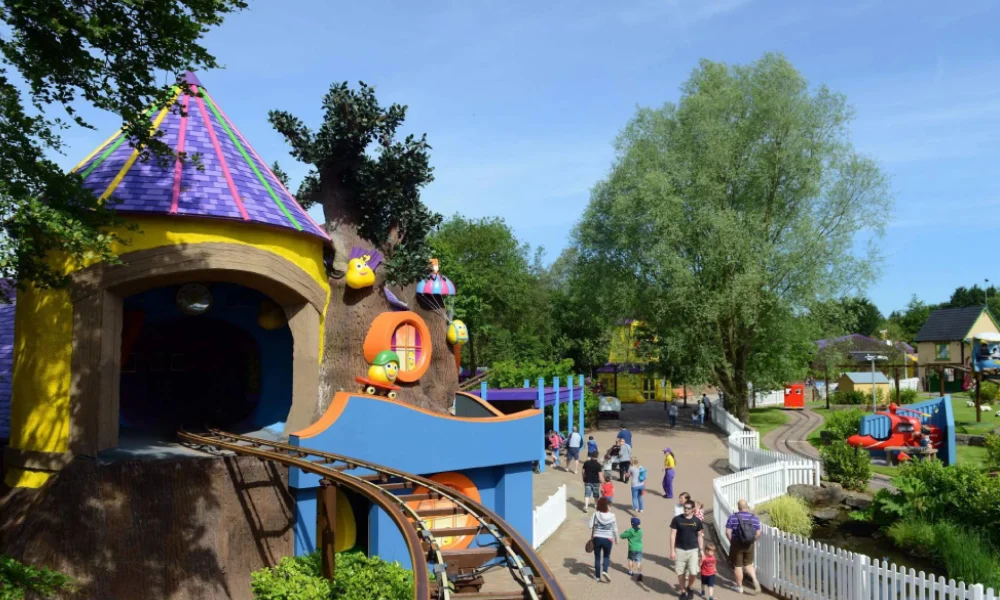Alton Towers CBeebies Land world first Bluey roller coaster 2025 UK theme park best age group families