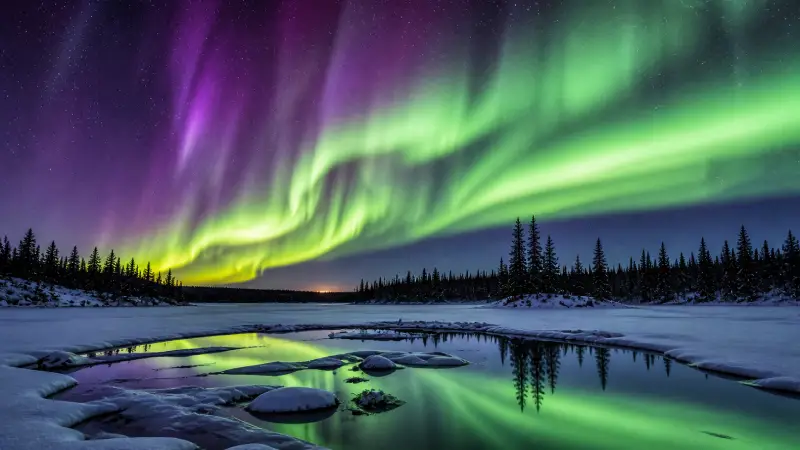 Yellowknife Northern Lights aurora borealis Canada winter December March best time visit Northwest Territories Indian tourists Yellowknife Northern Lights aurora borealis Canada winter December March best time visit Northwest Territories Indian tourists