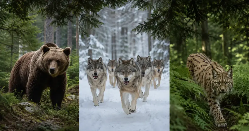 Wild Animal Safaris in Europe - Bears, Wolves and Lynx Watching