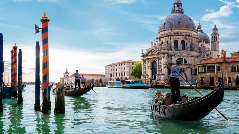Venice, Italy - Gondola Canals and Floating Romance