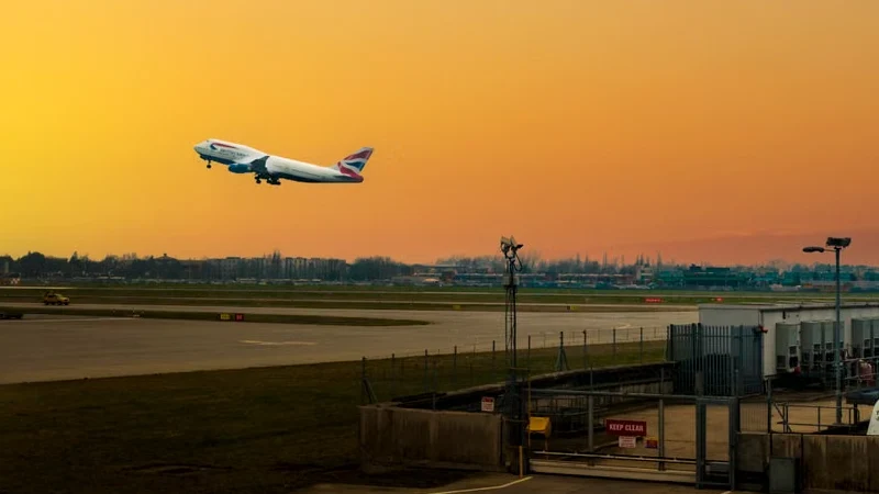 Departures board at London Heathrow Airport 