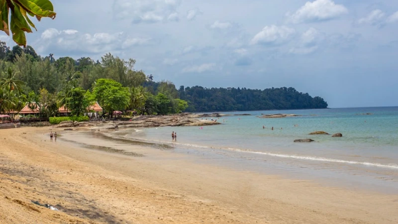 Calm shallow water at Kata Beach in Phuket